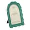 Cadre de table ondulé vert en forme d’arche de 4 po x 6 po, Trouvailles fabuleuses d’Ashland